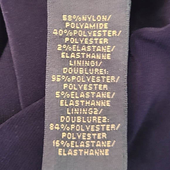 Lauren Ralph Lauren size 6 navy blue dress - Picture 10 of 10